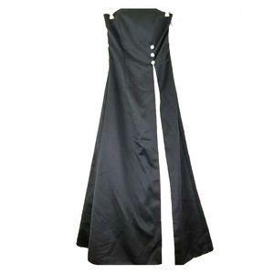 CACHE Black/White Satiny Prom Dress Size 0